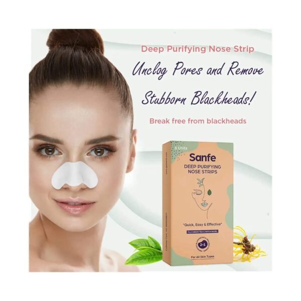 Sanfe Deep Purifying Nose Strips - (6Pcs) - Sanfe
