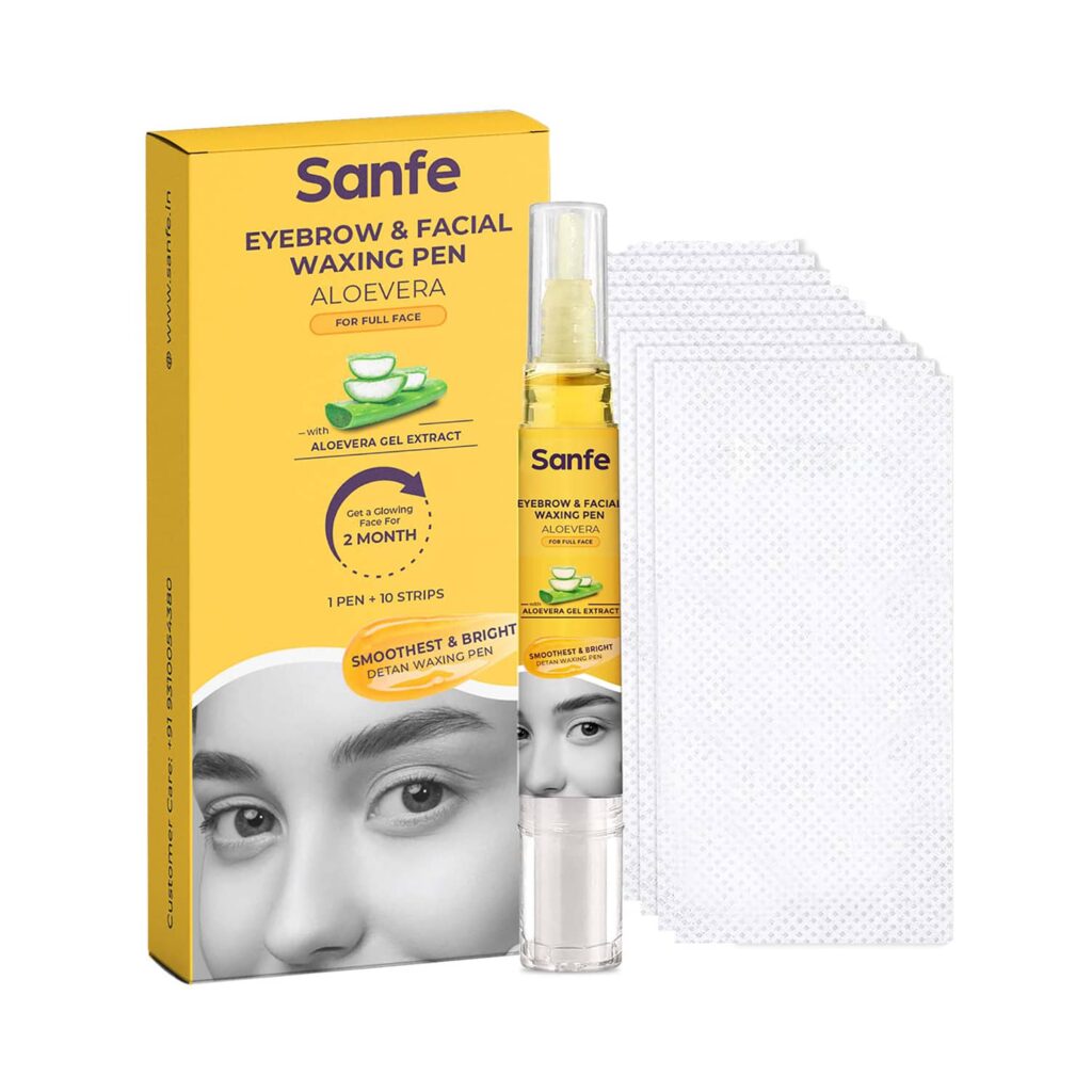 Sanfe Eyebrow & Facial Waxing Pen For Women - (11 Pcs) - Sanfe