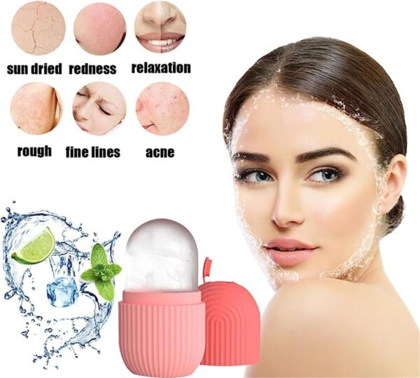 Scholazs Combo Of Derma Roller 0.5mm With 540 Titanium Micro Needles For Hair Growth And 3 Pcs Eyebrow Face Razor And Ice Roller For Face Skin Glowing Ice Cube Massager