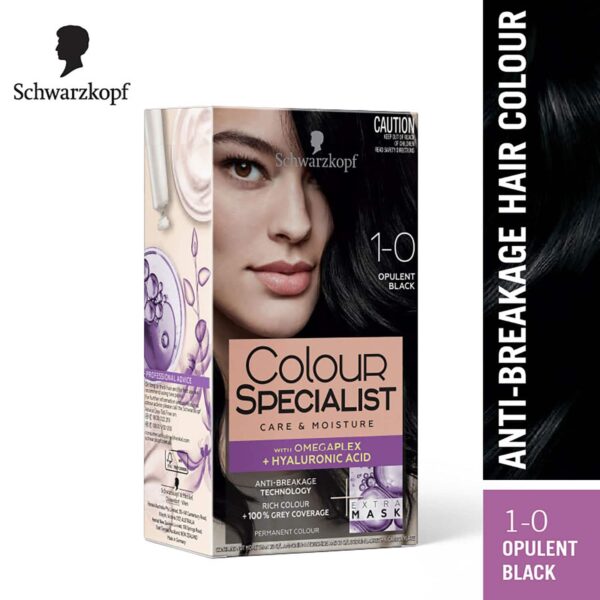 Schwarzkopf Black Hair Color Combo - 2 (Permanent + Touch Up) - Schwarzkopf