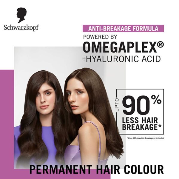 Schwarzkopf Black Hair Color Combo - 2 (Permanent + Touch Up) - Schwarzkopf
