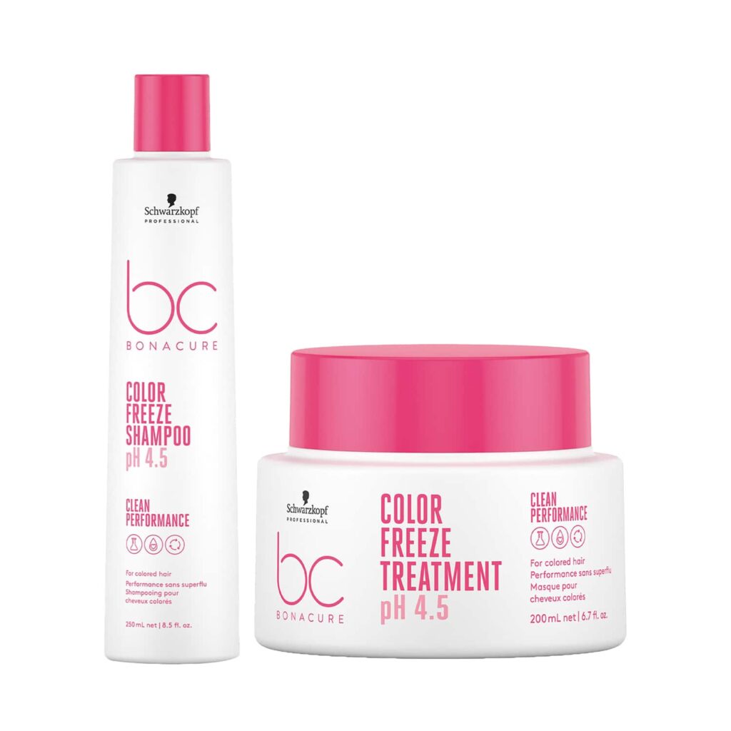 Schwarzkopf Professional Bonacure Color Freeze Shampoo (250 ml) and Treatment (200 ml) Combo - Schwarzkopf Professional
