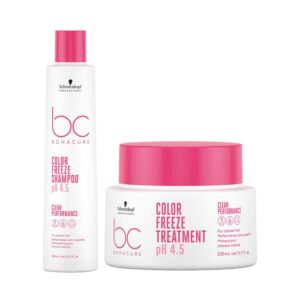 Schwarzkopf Professional Bonacure Color Freeze Shampoo (250 ml) and Treatment (200 ml) Combo - Schwarzkopf Professional