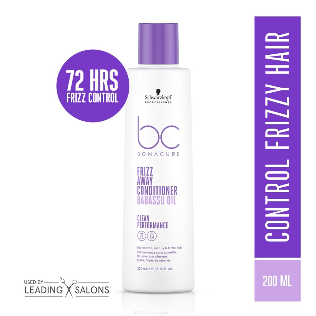 Schwarzkopf Professional Bonacure Frizz Away Conditioner With Babassu Oil (200ml) - Schwarzkopf Professional