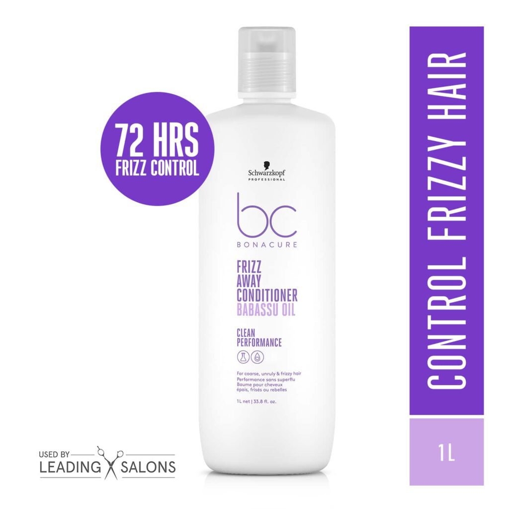 Schwarzkopf Professional Bonacure Frizz Away Conditioner With Babassu Oil (1000ml) - Schwarzkopf Professional