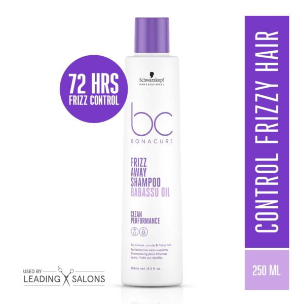 Schwarzkopf Professional Bonacure Frizz Away Shampoo+Conditioner+Ultime Argan Finishing Oil Combo - Schwarzkopf Professional