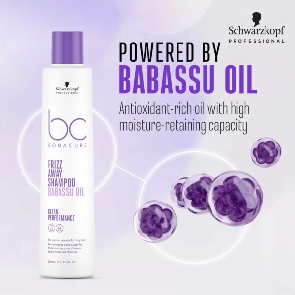 Schwarzkopf Professional Bonacure Frizz Away Shampoo+Conditioner+Ultime Argan Finishing Oil Combo - Schwarzkopf Professional