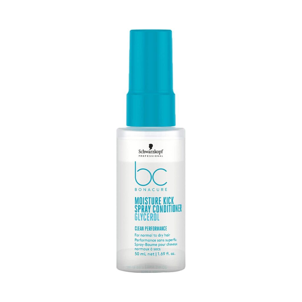 Schwarzkopf Professional Bonacure Moisture Kick Spray Conditioner With Glycerol For Dry Hair (50ml) - Schwarzkopf Professional