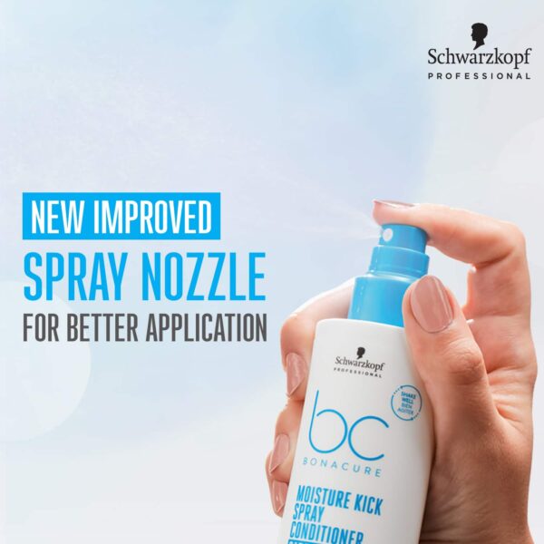 Schwarzkopf Professional Bonacure Moisture Kick Spray Conditioner With Glycerol For Dry Hair (200ml) - Schwarzkopf Professional