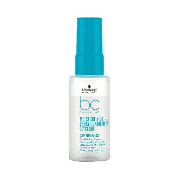 Schwarzkopf Professional Bonacure Moisture Kick Spray Conditioner With Glycerol For Dry Hair (50ml) - Schwarzkopf Professional