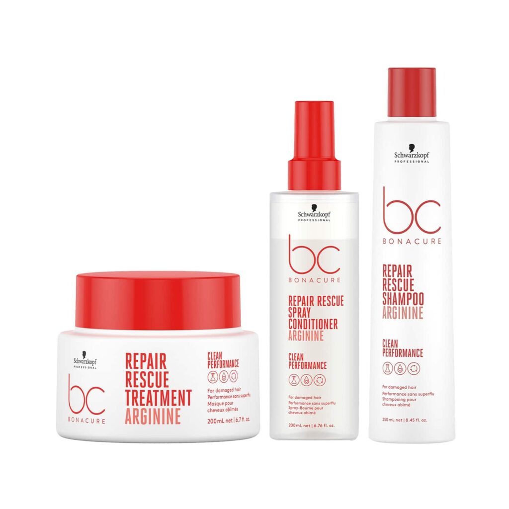 Schwarzkopf Professional Bonacure Repair Rescue Shampoo + Treatment & Spray Conditioner Combo - Schwarzkopf Professional