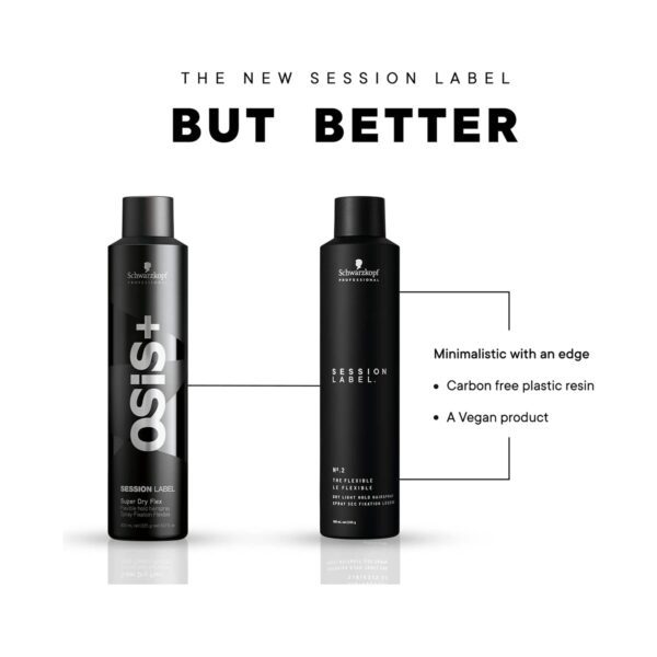 Schwarzkopf Professional OSiS+ Session Label The Flexible Hair Spray (300 ml) - Schwarzkopf Professional
