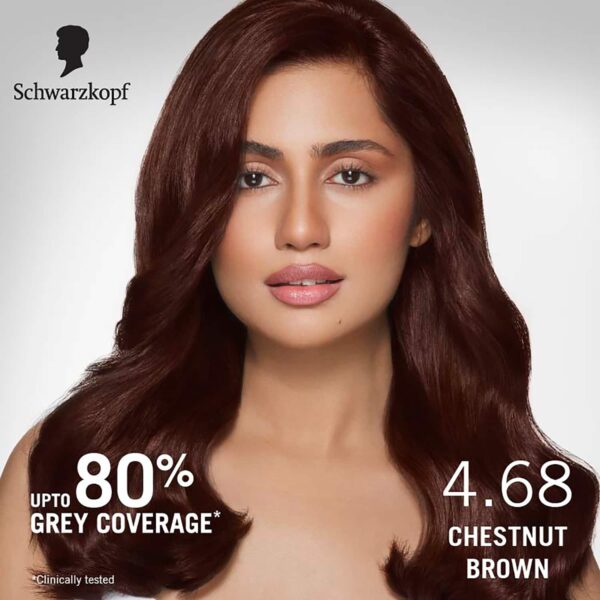 Schwarzkopf Simply Color Permanent Hair Colour - 4.68 Mocha Brown (142.5ml) - Schwarzkopf