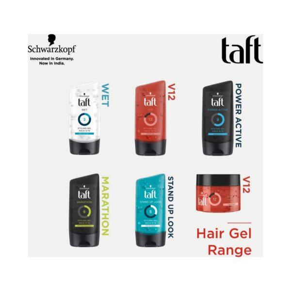 Schwarzkopf Taft V12 Styling Gel Fast Drying (250ml) - Schwarzkopf