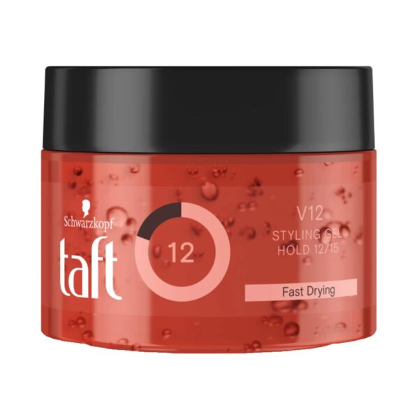 Schwarzkopf Taft V12 Styling Gel Fast Drying (250ml) - Schwarzkopf