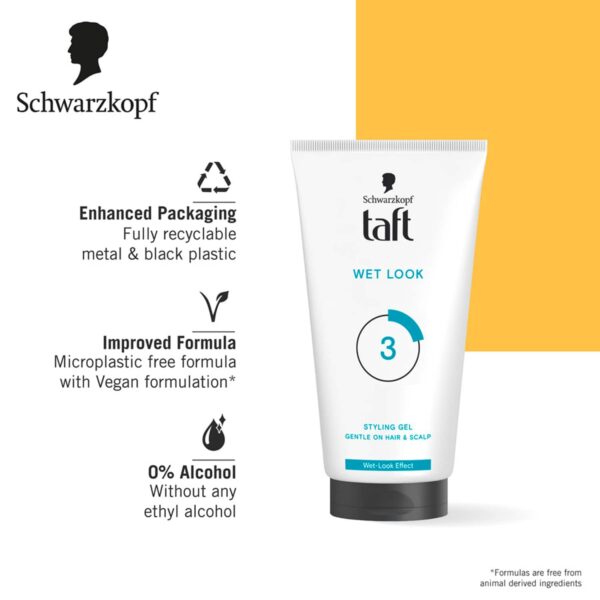 Schwarzkopf Taft Wet Styling Gel (150ml) - Schwarzkopf