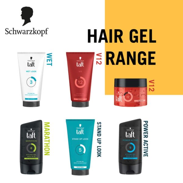 Schwarzkopf Taft Wet Styling Gel (150ml) - Schwarzkopf