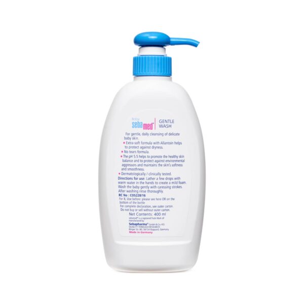 Sebamed Baby Body Lotion Camomile Sensitive skin Baby Gentle Wash with Allantoin Baby Powder Combo - Sebamed