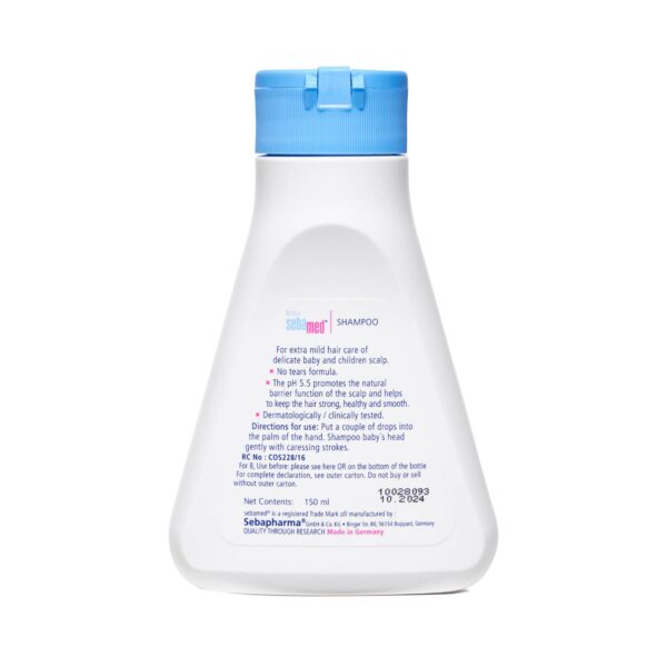 SebaMed Baby Children Shampoo (150 ml) & Baby Cleansing Bar (100 g) Combo - Sebamed