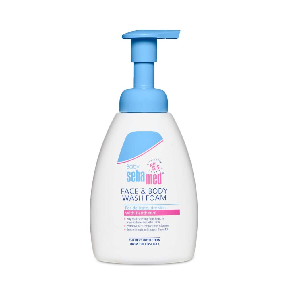 Sebamed Baby Face & Body Wash Foam (400ml) - Sebamed