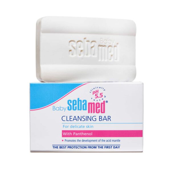 Sebamed Baby Lotion (400 ml) & Baby Cleansing Bar - (100 g) & Childrens Shampoo (500 ml) Combo - Sebamed