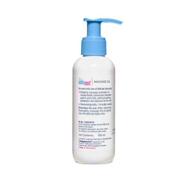 Sebamed Baby Massage Oil (150 ml) & Baby Lotion (100 ml) Combo - Sebamed