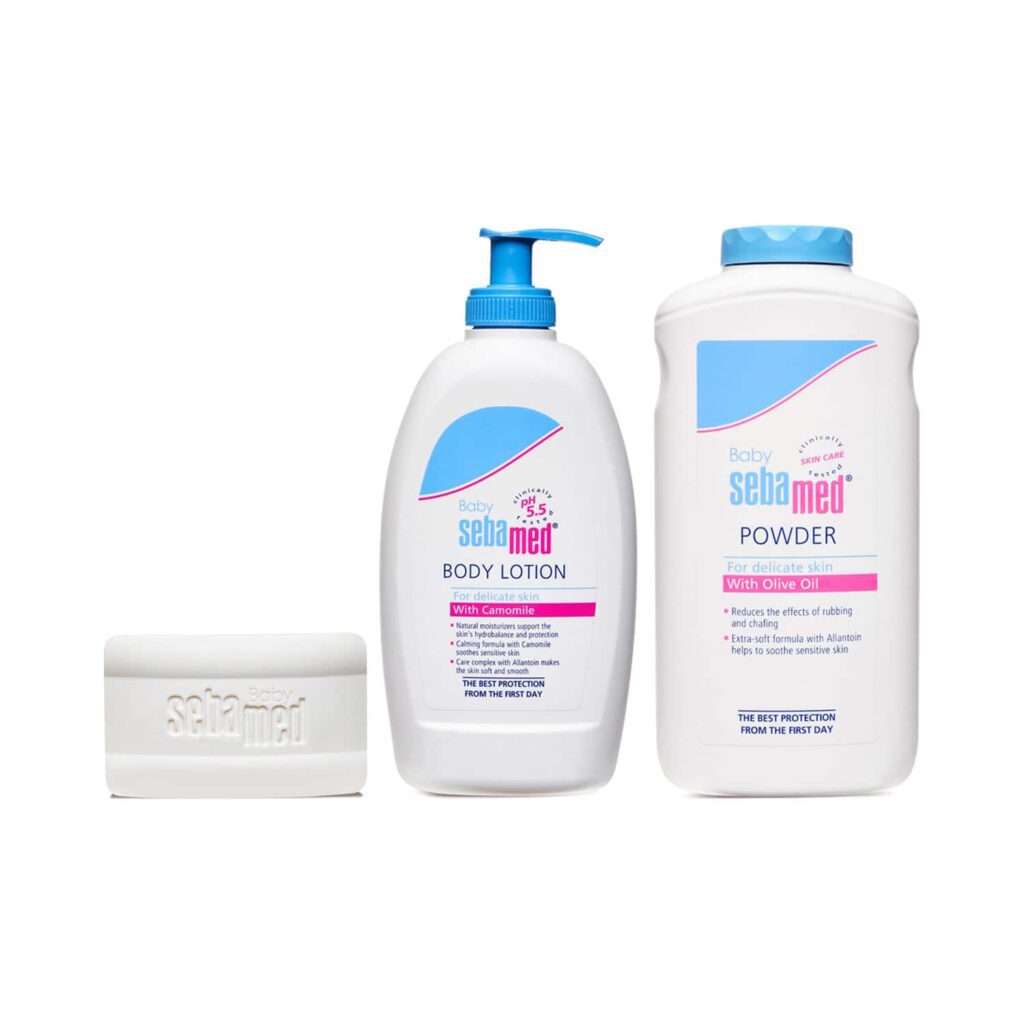 Sebamed Baby Wash + Lotion + Powder Combo - Sebamed
