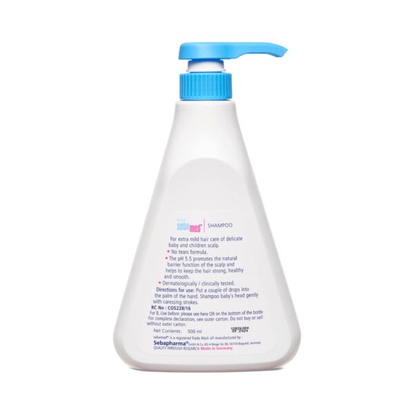 Sebamed Children's Shampoo (500 ml) & Baby Cream Extra Soft (50 ml) Combo - Sebamed