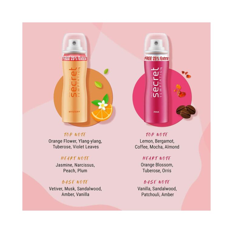 Secret Temptation Mini Deodorant Travel Pack (4Pcs) - Secret Temptation
