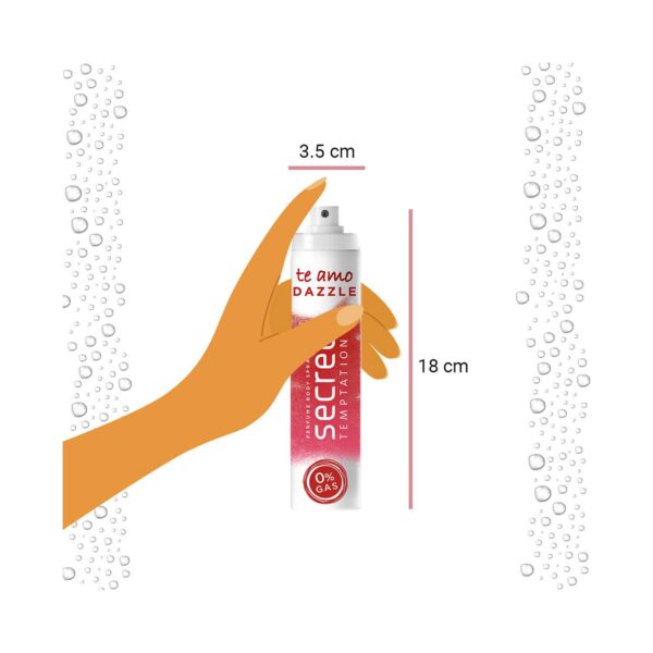 Secret Temptation Te Amo Dazzle No Gas Perfume Body Mist (120ml) - Secret Temptation