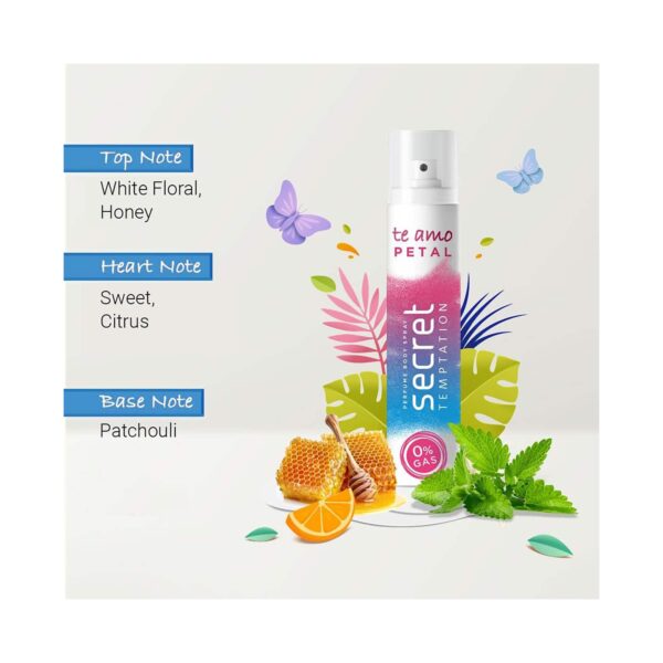 Secret Temptation Te Amo Petal No Gas Perfume Body Mist (120ml) - Secret Temptation