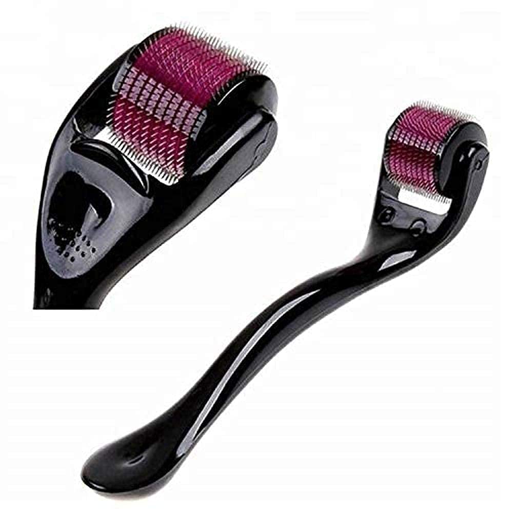Sellzie Derma Roller for Face | 0.5mm Microneedle Roller for Skin Care, Beard & Hair Growth, Anti-Aging, Wrinkles & Acne Scars Treatment | Micro Needling Tool for Men & Women