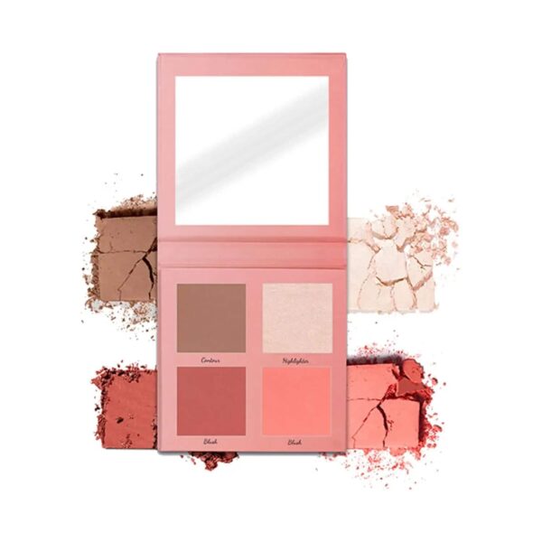 Sery 3-In-1 Oh So Nice Face Make Up Palette - Just Peachy (18g) - Sery