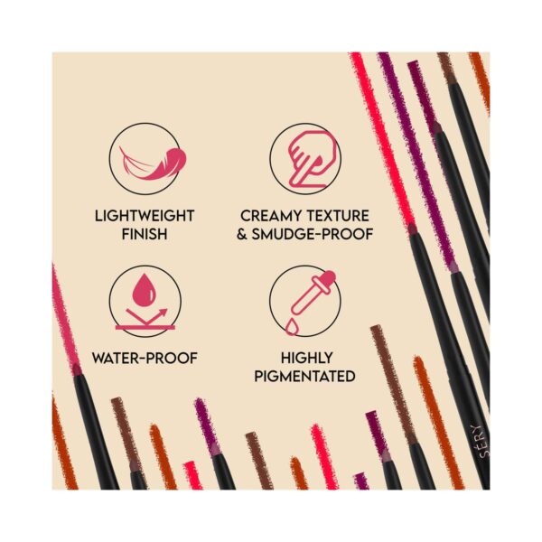 Sery Edge It All Lip Liner - Rose (0.3g) - Sery