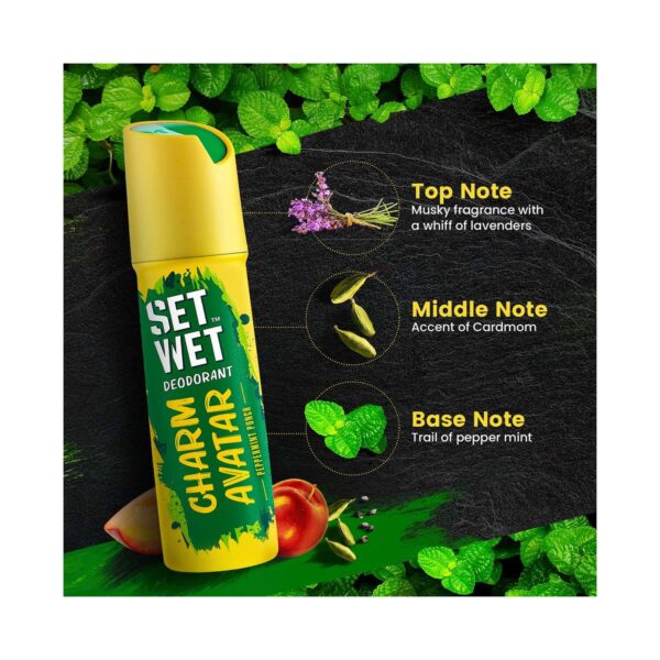Set Wet Charm Avatar Body Spray Perfume for Men (2 pcs) - Set Wet
