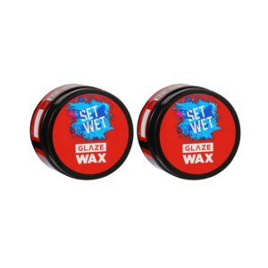 Set Wet Glaze Hair Wax for Men Pack for 2 Combo (60 g) - Set Wet