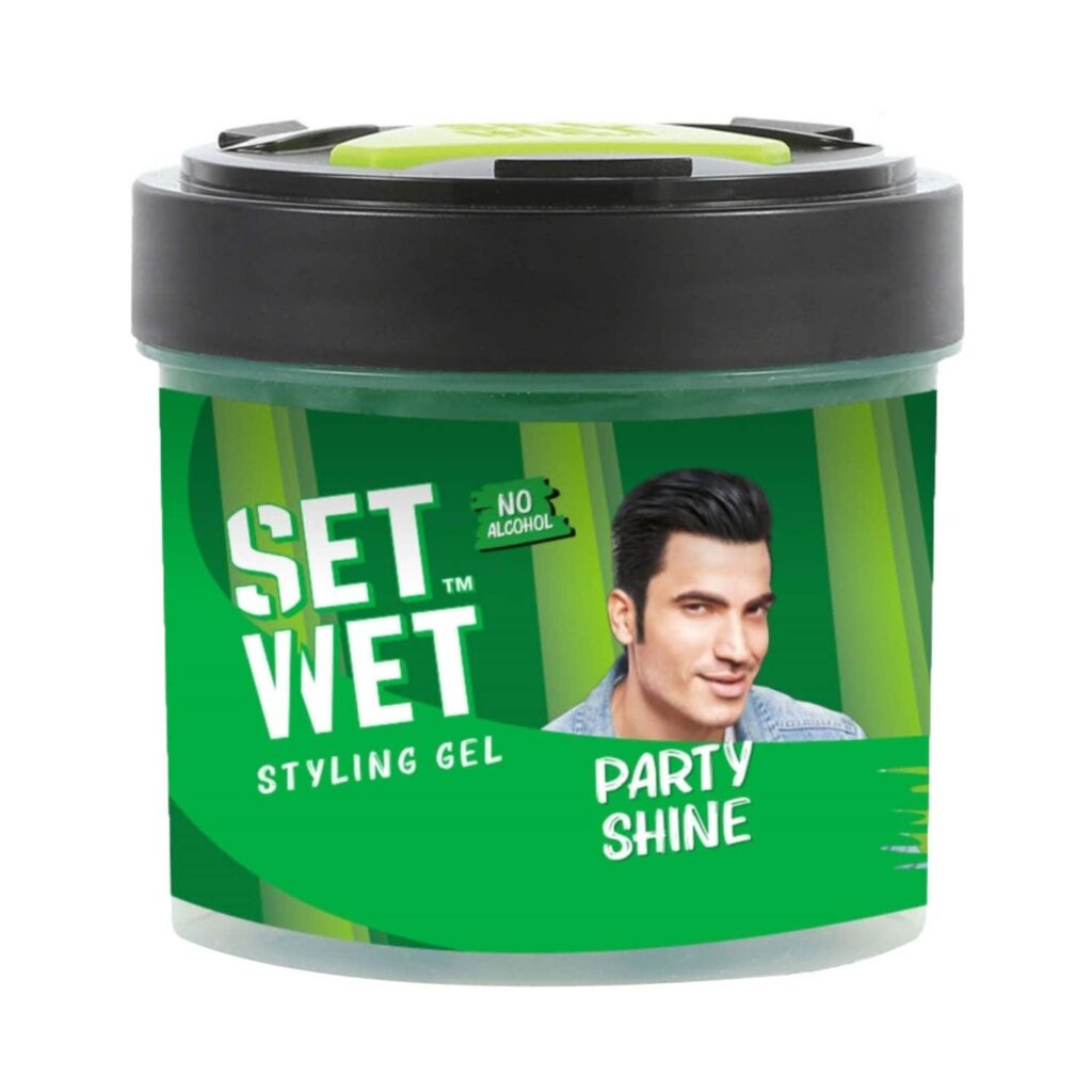 Set Wet Styling Hair Party Shine Gel for Men (250 g) - Set Wet