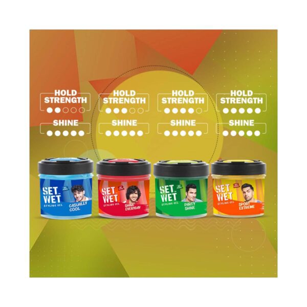 Set Wet Styling Hair Sport Extreme Gel for Men (250 g) - Set Wet