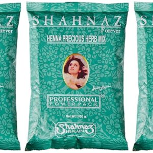 Shahnaz Husain Professional Power Henna | Precious herb Mix | Henna Powder | Amla | Neem | Shikakai | Babul Gond | Mehndi | 100g x 3