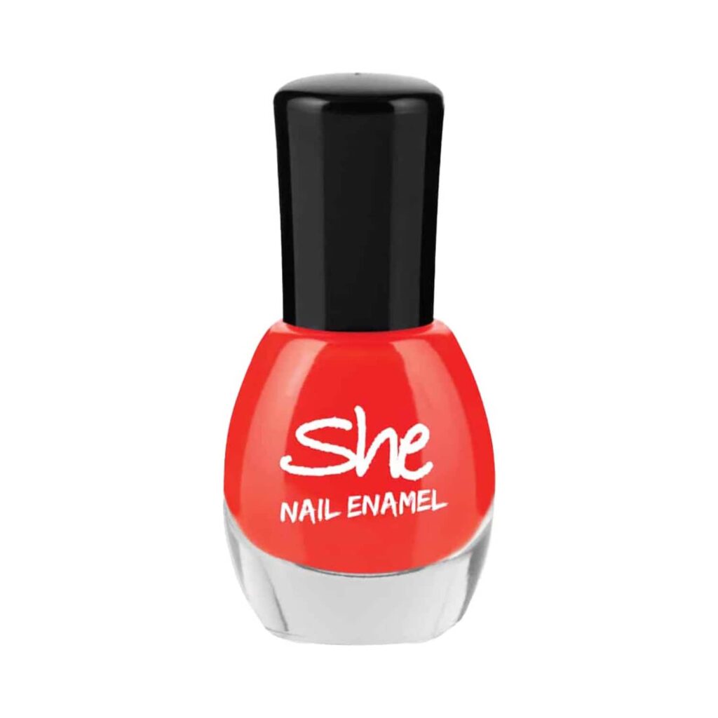 She Makeup Nail Enamel - 213 Tangerine (8ml) - She