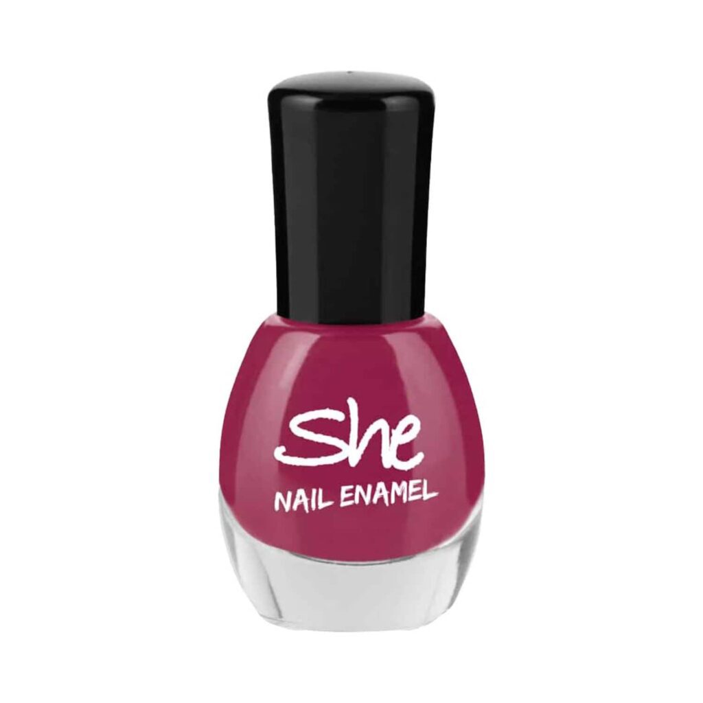 She Makeup Nail Enamel - 217 Plum Pink (8ml) - She