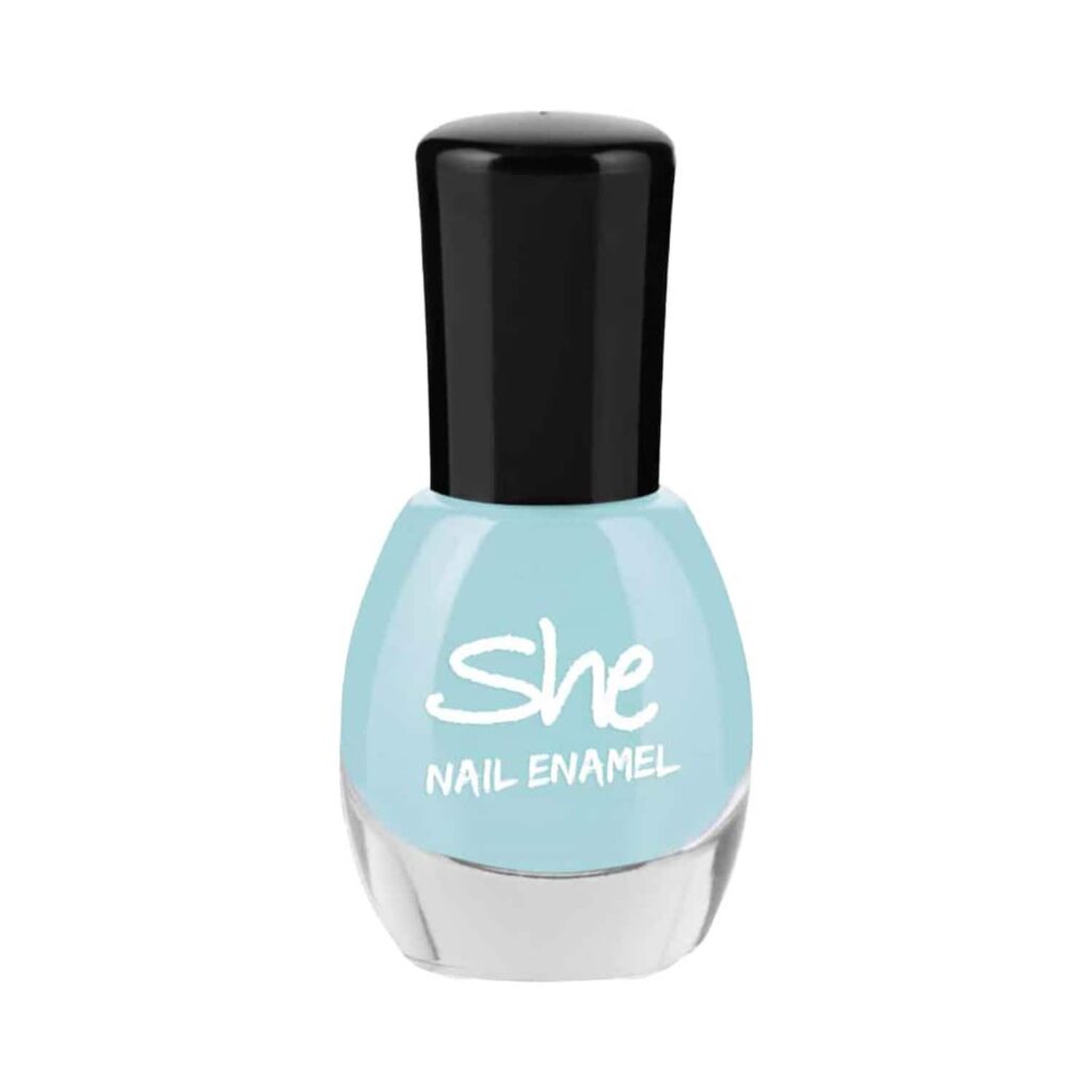 She Makeup Nail Enamel - 304 Pastel Blue (8ml) - She