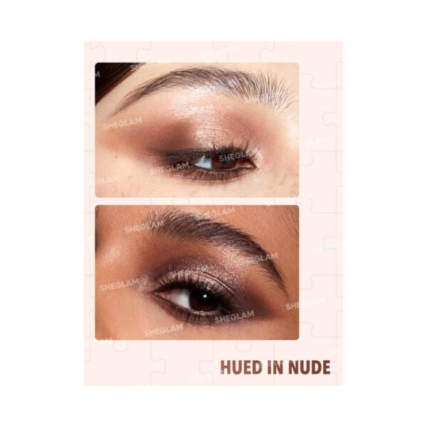 Sheglam Jazy Jigsaw Eyeshadow Palette - Hued In Nude (8 g) - Sheglam