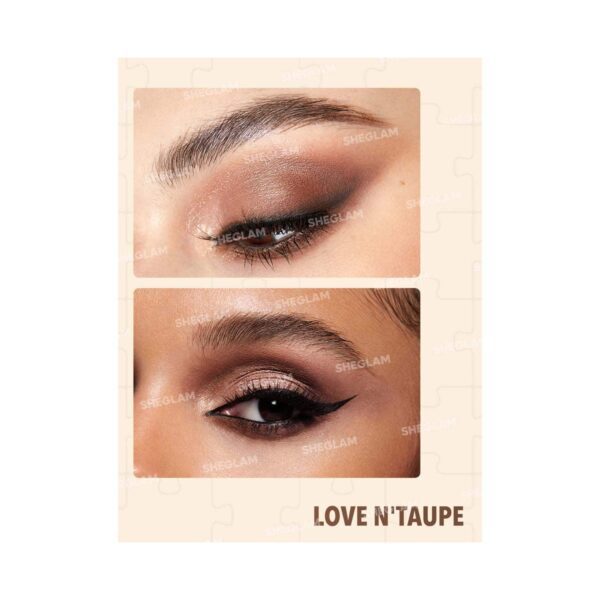 Sheglam Jazy Jigsaw Eyeshadow Palette - Love N' Taupe (8 g) - Sheglam
