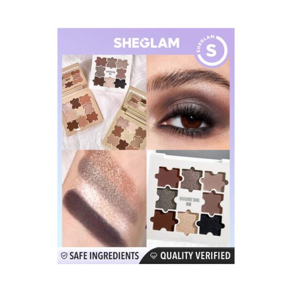 Sheglam Jazy Jigsaw Eyeshadow Palette - Mauve'Ing On (8 g) - Sheglam