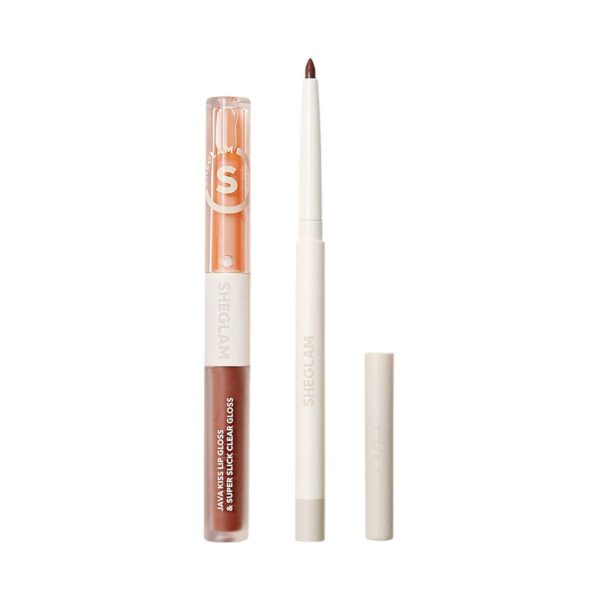 Sheglam Soft 90'S Glam Lip Liner and Lip Duo Set - Haute Cocoa (2 pcs) - Sheglam