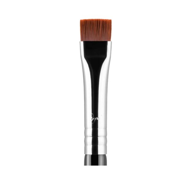 Sigma Beauty E15 Flat Definer Brush - Black/Chrome - Sigma Beauty