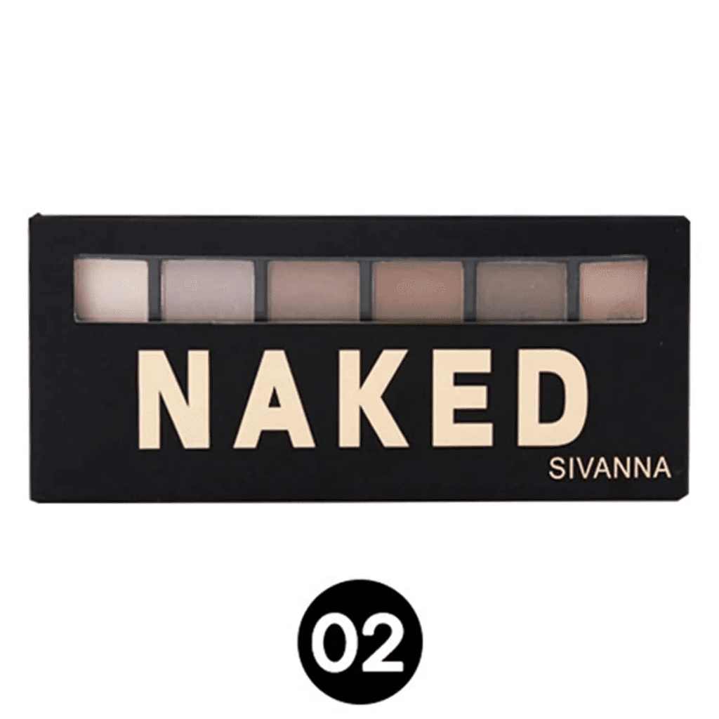Sivanna Colors 6 Color Naked Eyeshadow Palette - 02 Shade (7g) - Sivanna