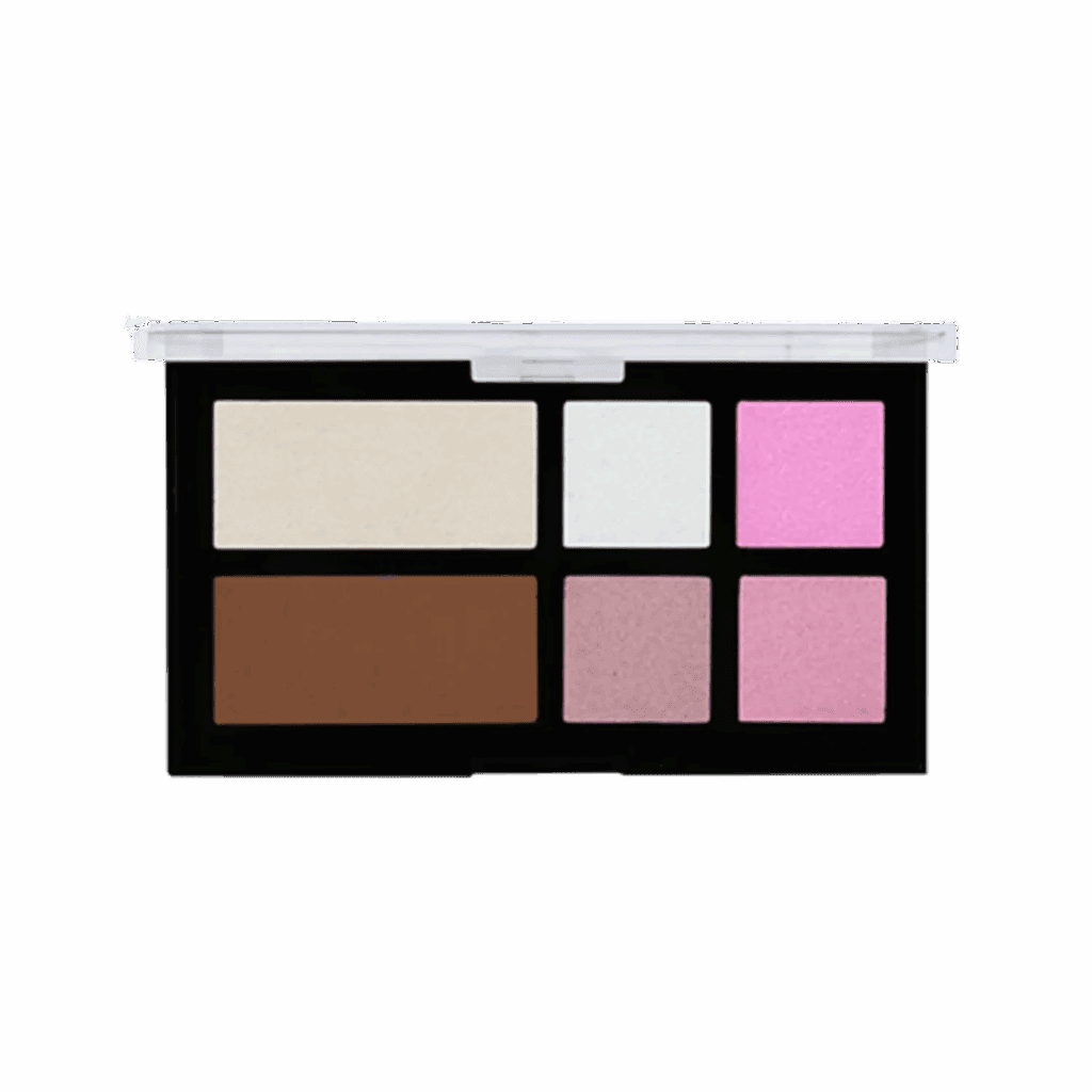 Sivanna Colors Contour Highlight & Eyeshadow Face Palette - 03 Shade (10g) - Sivanna
