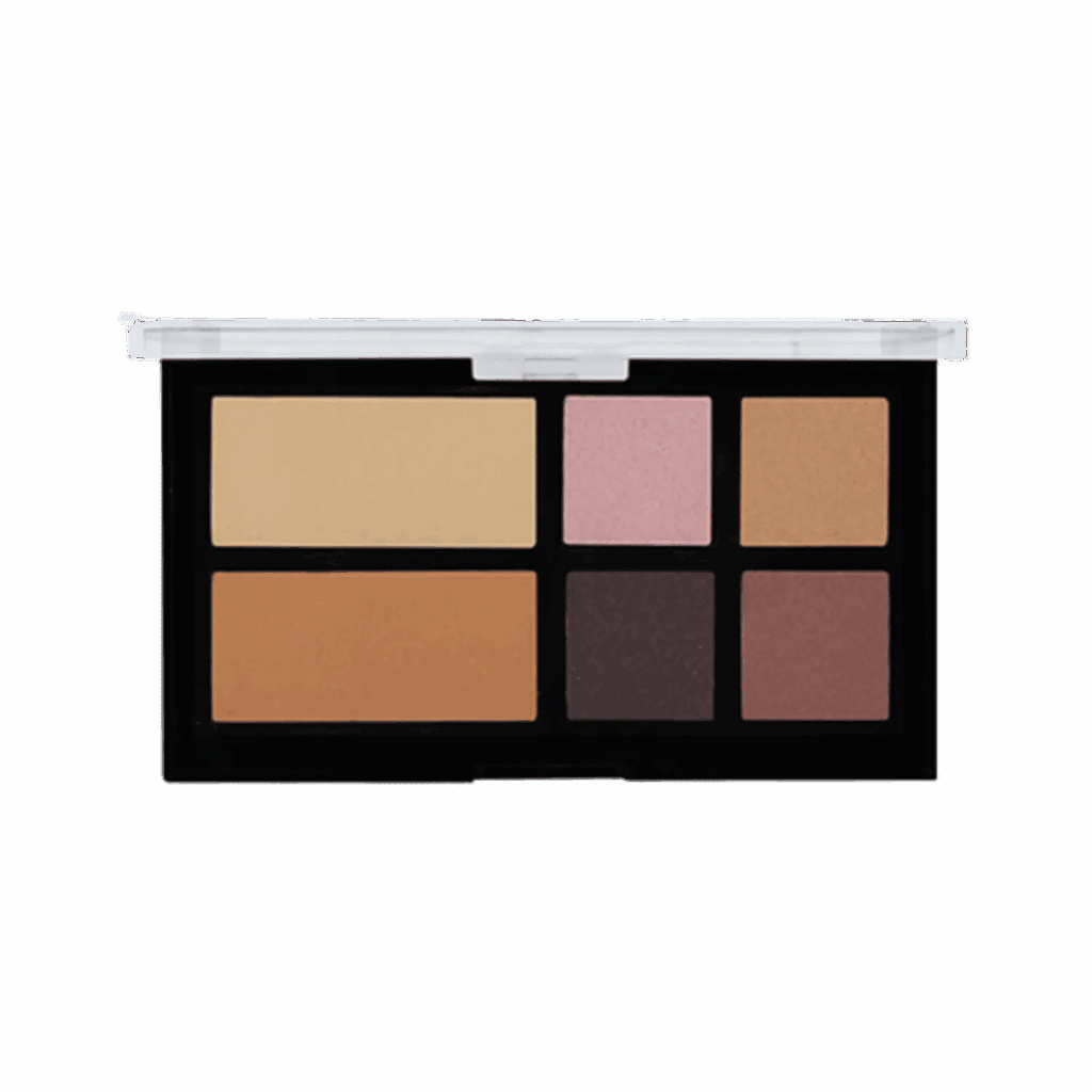 Sivanna Colors Contour Highlight & Eyeshadow Face Palette - 04 Shade (10g) - Sivanna